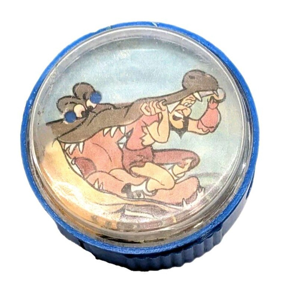 Walt Disney 1960s Peter Pan Captain Hook Plastic Dexterity Puzzle Toy Game